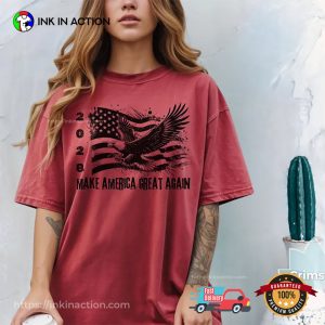 2028 Patriotic Election Year Freedom Bald Eagle T shirt 1 InkInAction.com