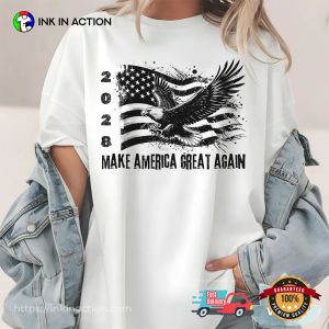 2028 Patriotic Election Year Freedom Bald Eagle T-shirt 2028 Patriotic Election Year Freedom Bald Eagle T-shirt