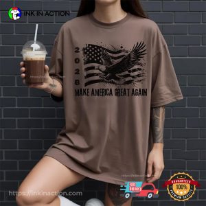 2028 Patriotic Election Year Freedom Bald Eagle T-shirt