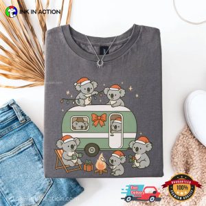 Australia Animals Koala Christmas Vacation Comfort Colors Shirt
