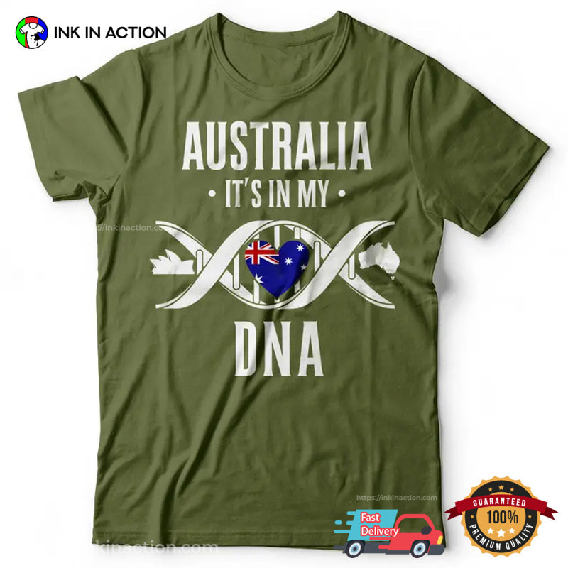 Australia DNA Heritage, Australia Pride Comfort Colors Shirt