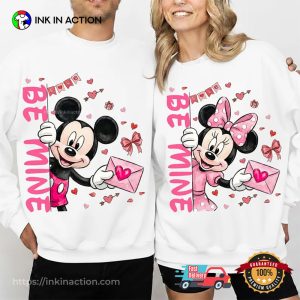 Be Mine Valentine Disney Mickey Minnie Matching Shirt