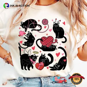 Black Cat Hearts Valentines Day Gifts For Guys Black Cat Hearts Valentines Day Gifts For Guys