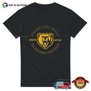 Black Gold Til I'm Dead and Cold Boston Bruins Shirt 3 InkInAction.com