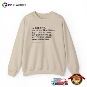 Black History Month Quote MLK Tee 1 InkInAction.com
