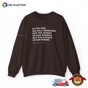 Black History Month Quote MLK Tee 2 InkInAction.com