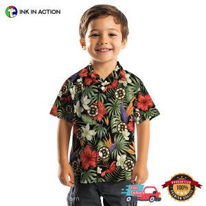 Boston Bruins Floral Hibiscus Hawaiian Shirt 1 InkInAction.com