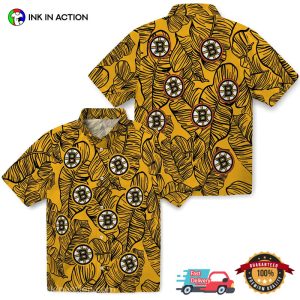 Boston Bruins GOAT of Ice Hockey NHL Hawaiian Shirt 1 InkInAction.com
