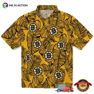 Boston Bruins GOAT of Ice Hockey NHL Hawaiian Shirt 3 InkInAction.com