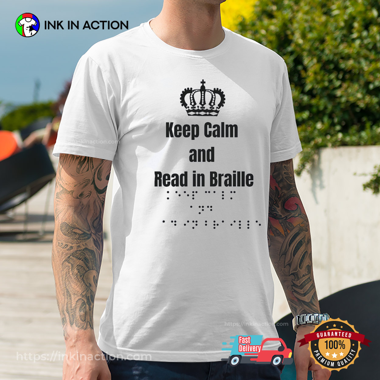 Braille Teacher Keep Calm And Read The Braille Shirt Braille Teacher Keep Calm And Read The Braille Shirt