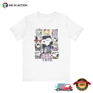 Cartoon Dog Snoopy Eras Tour Shirt 2