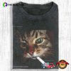 Cat Smoking Vintage Grunge Meme Shirt