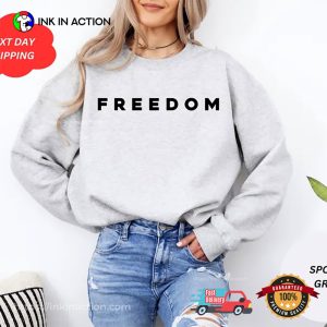 Charlie Kirk Freedom Logo Classics T shirt 3 InkInAction.com