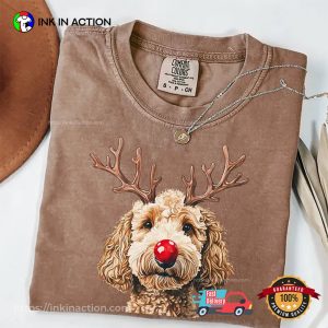 Christmas Dog Funny dog lover Holiday Comfort Colors Tee