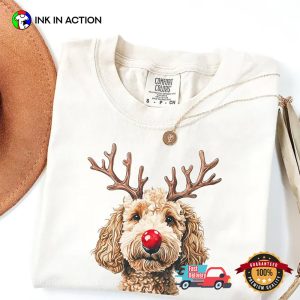 Christmas Dog Funny dog lover Holiday Comfort Colors Tee 2