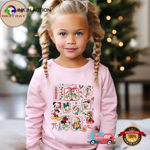 Coquette Merry Christmas Disney Xmas T-Shirt Coquette Merry Christmas Disney Xmas T-Shirt