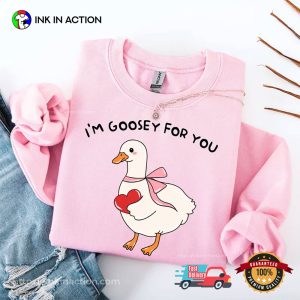 Coquette Valentine Goose Funny Valentine Shirt 1 InkInAction.com