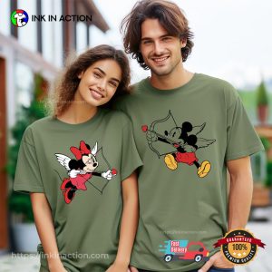 Cupid Mickey And Minnie Valentines Day Matching Shirt 1 InkInAction.com