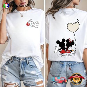 Custom Disney Mickey Minnie Valentines Day 2 Sided Shirt 3 InkInAction.com