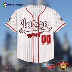 Custom Jason Voorhees Friday The 13th Baseball Jersey