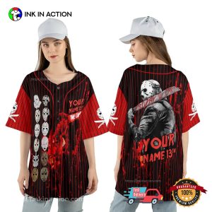 Custom Jason Voorhees Spooky Season Baseball Jersey Custom Jason Voorhees Spooky Season Baseball Jersey