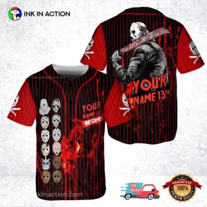 Custom Jason Voorhees Spooky Season Baseball Jersey