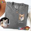 Custom Photo And Name Pet Lover Gift Comfort Colors Tee