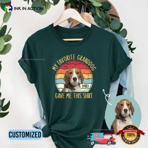 Customized My Granddog Gave Me This Shirt Funny Dog Gift Tee 1