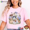Cute Puppies And Flowers Art Tee