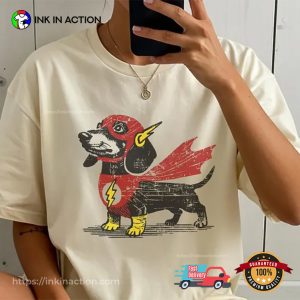 Dachshund Superhero Funny Wiener Dog T-shirt