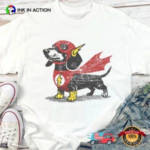 Dachshund Superhero Funny Wiener Dog T shirt 2