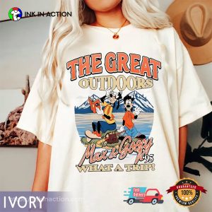 Disney A Goofy Movie Max & Goofy The Great Outdoors Comfort Colors Tee 1 InkInAction.com