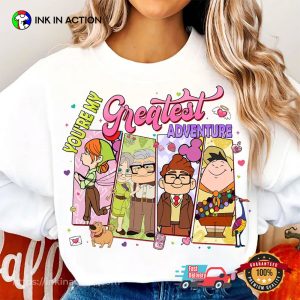 Disney Couple Valentines Day You're My Greatest Adventure Shirt 3 InkInAction.com