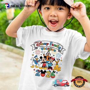 Disney Family Vacation 2026 Magical Kingdom Trip T shirt 2 InkInAction.com