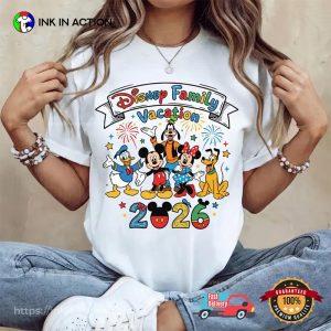 Disney Family Vacation 2026 Magical Kingdom Trip T shirt InkInAction.com