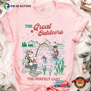 Disney Goofy Fishing The Perfect Cast Comfort Colors Tee 3 InkInAction.com