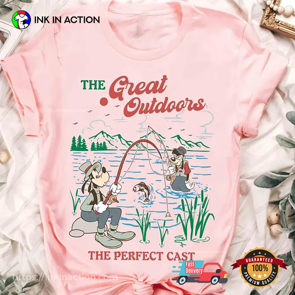 Disney Goofy Fishing The Perfect Cast Comfort Colors Tee Disney Goofy Fishing The Perfect Cast Comfort Colors Tee