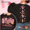 Disney Happy Valentines Day Mickey Mouse 2 Sided Shirt
