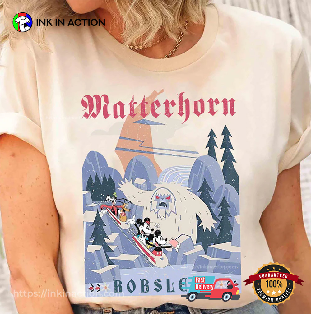 Disney Matterhorn Bobsleds Mickey And Friends Shirt Disney Matterhorn Bobsleds Mickey And Friends Shirt