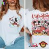Disney Mickey Minnie Happy Valentines 2 Sided Shirt