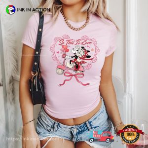 Disney Mickey Minnie Valentine So This Is Love Shirt 2 InkInAction.com