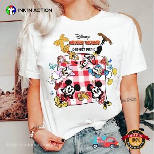 Disney Mickey Mouse In Perfect Picnic Disneyland Family Vacation T shirt InkInAction.com
