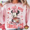 Disney Minnie Just Here For The Chocolate Shirt