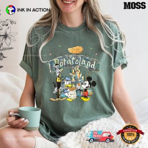 Disney Potatoland Castle Mickey And Co Comfort Colors Tee 1 InkInAction.com