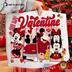 Disney Valentines Mickey Minnie Fall in Love Shirt 2 InkInAction.com