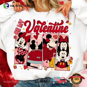 Disney Valentines Mickey Minnie Fall in Love Shirt 3 InkInAction.com