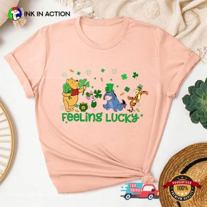 Disney Winnie The Pooh Feeling Lucky Patrick’s Day Shirt