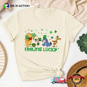 Disney Winnie The Pooh Feeling Lucky Patrick’s Day Shirt