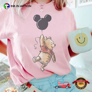 Disney Winnie The Pooh Mickey Balloon Comfort Colors Tee 1 InkInAction.com
