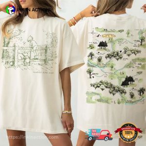 Disney Winnie The Pooh Map Comfort Colors Tee